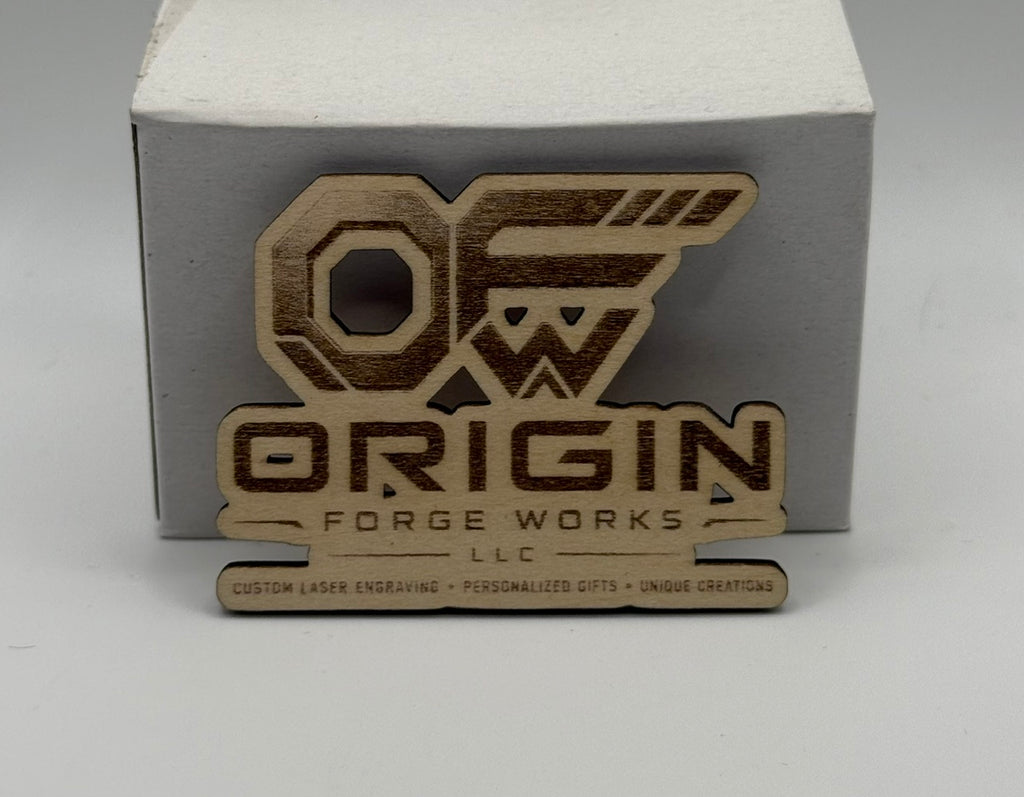 Wood - Custom Cut/Engraved (Available in Cherry, Walnut, Birch, Basswood)