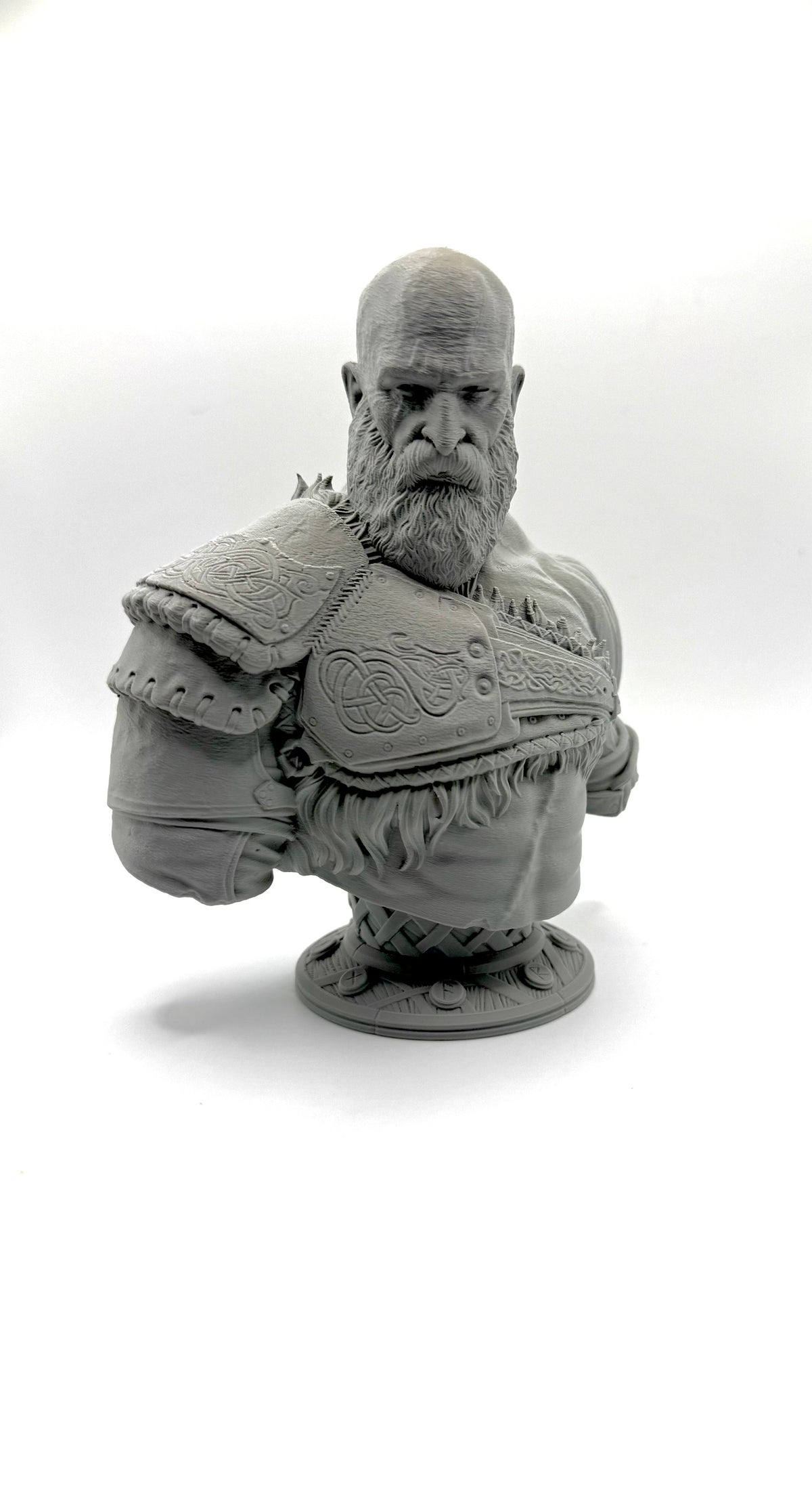 Kratos Bust — PLA Fan Art Display Figure