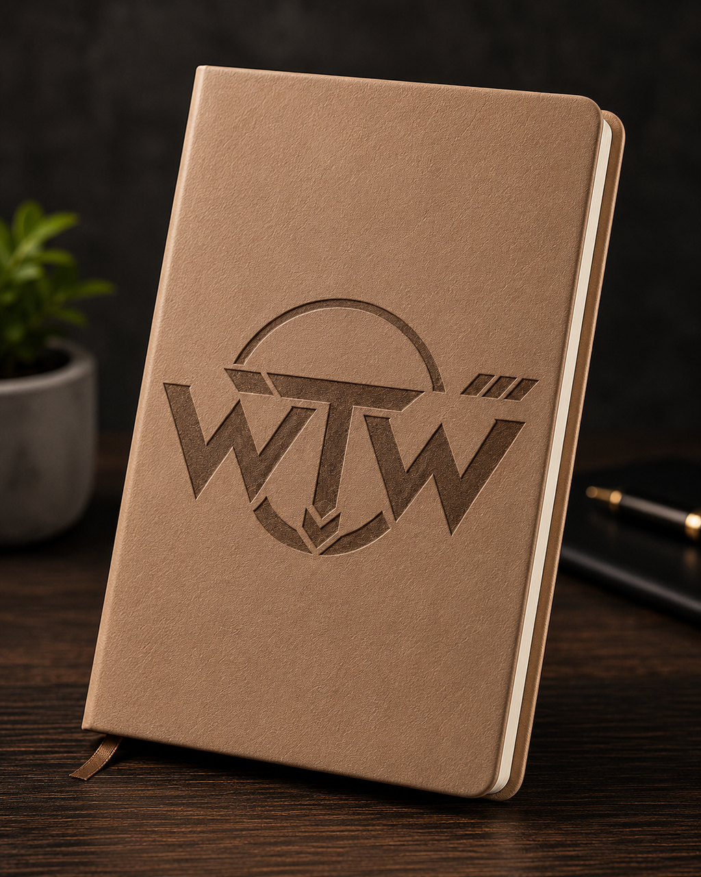 PU Leather Journal - Various Colors Available - Custom Engraved