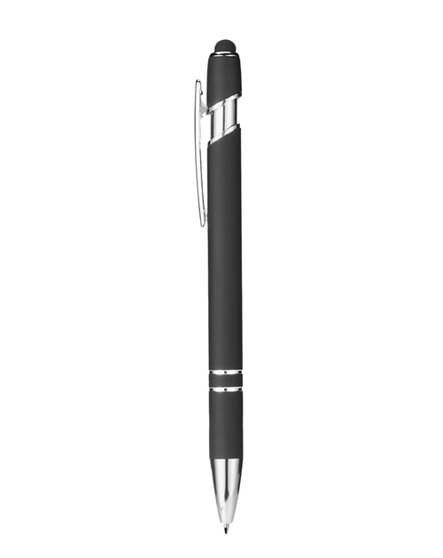 Ballpoint Pens with Stylus - Black - Custom Engraved (Available in Muliples of 6)