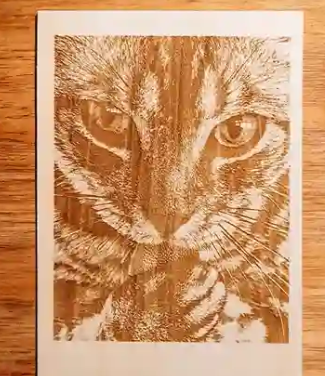 Wood - Custom Cut/Engraved (Available in Cherry, Walnut, Birch, Basswood)
