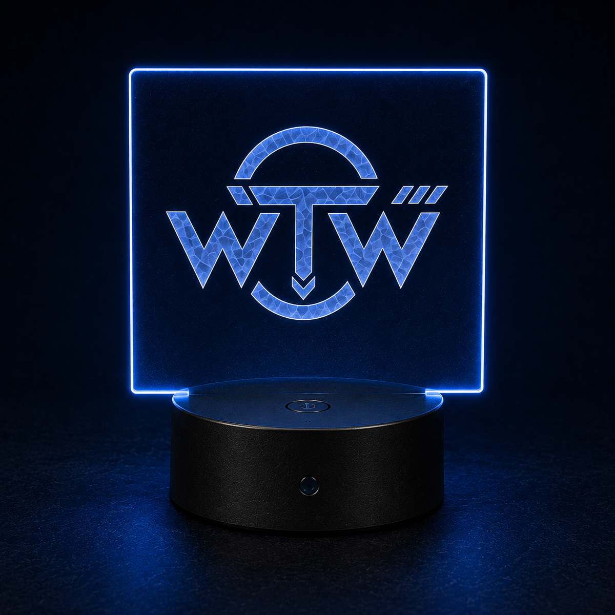 Acrylic LED Light Kit - Rectangular - Custom Engraved