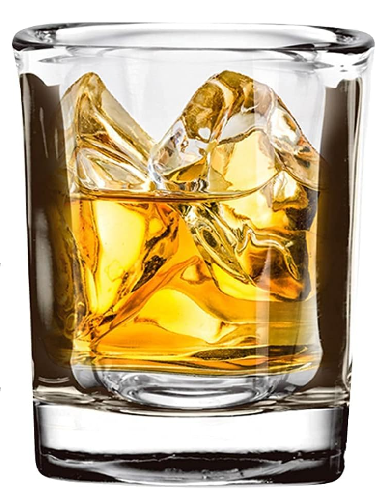 Shot Glass 2.2oz (2 pcs) - Square - Custom Engraved