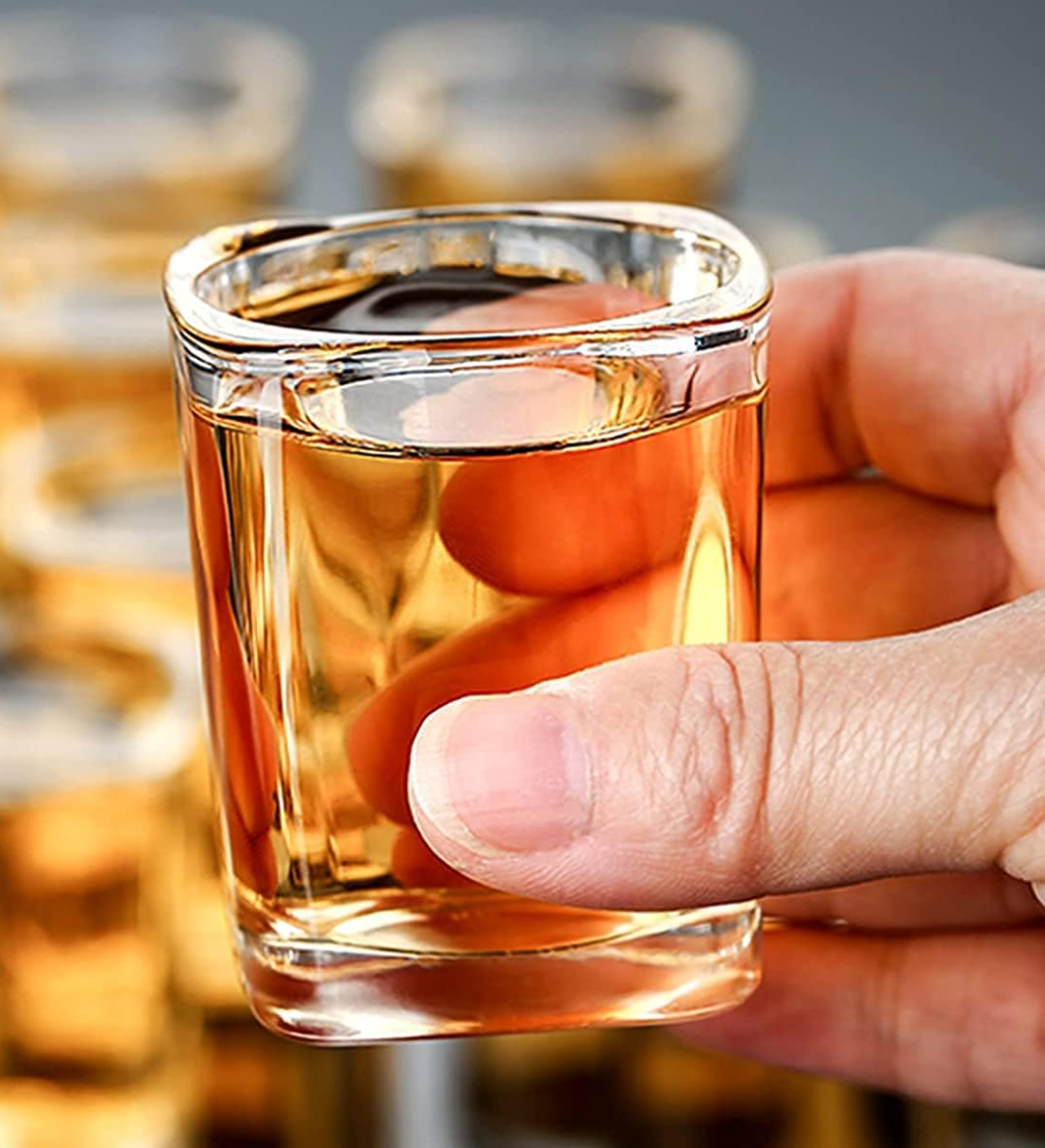 Shot Glass 2.2oz (2 pcs) - Square - Custom Engraved