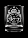 11.9oz Old Fashioned Whiskey Glasses - Custom Engraved (2pcs)
