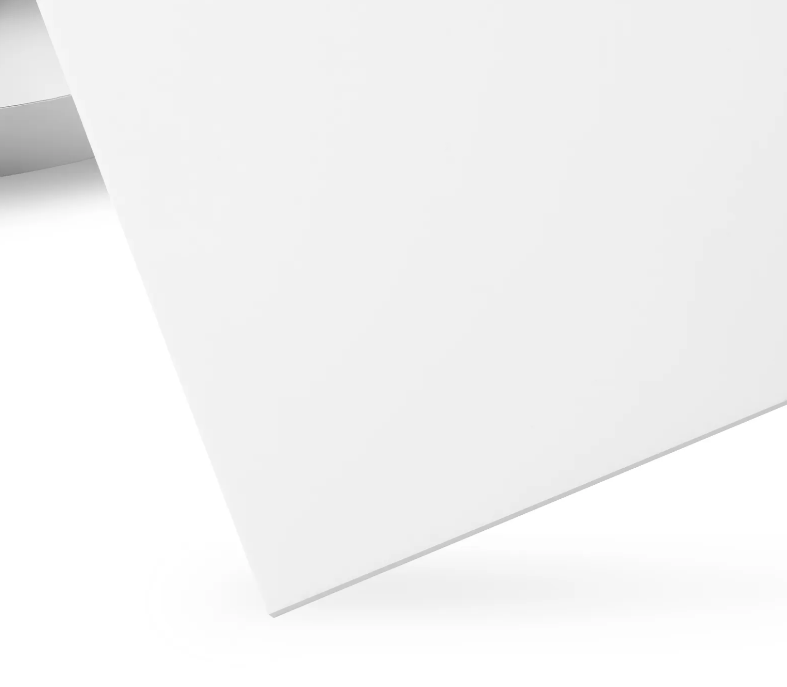 White 1/8" Acrylic - Custom Cut/Engraved